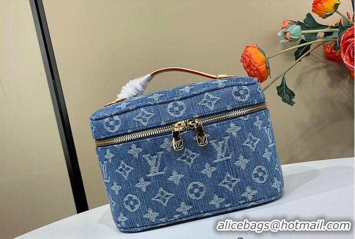 Top Quality Louis Vuitton Monogram Denim Mini Nice M27359 Blue 2026
