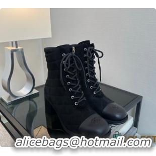 Best Grade Chanel Lace-up Shoes Skin color & Skin color Black 60702618