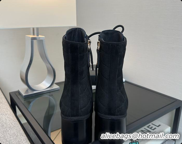 Best Grade Chanel Lace-up Shoes Skin color & Skin color Black 60702618
