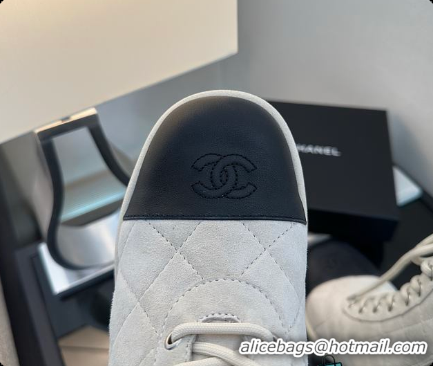 Unique Style Chanel Lace-up shoes Skin color & Skin color Grey 60702618