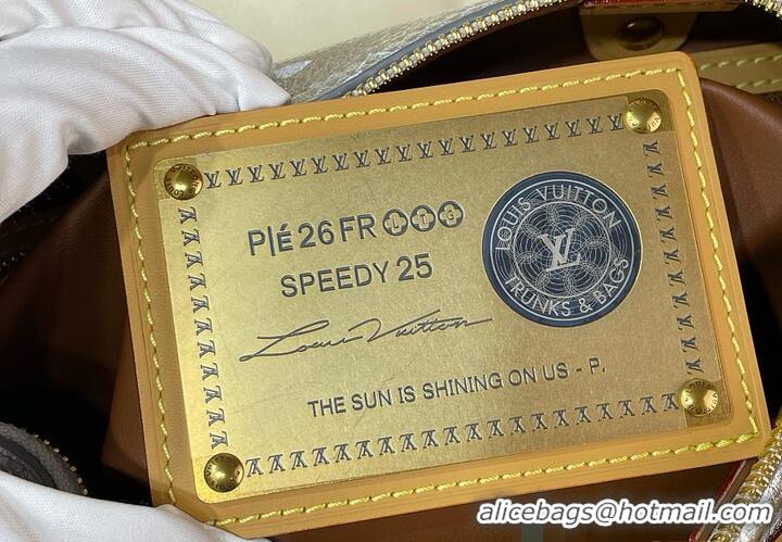 Reasonable Price Louis Vuitton Speedy P9 Bandouliere 25 Bag in Soft Calfskin M24426 Silver