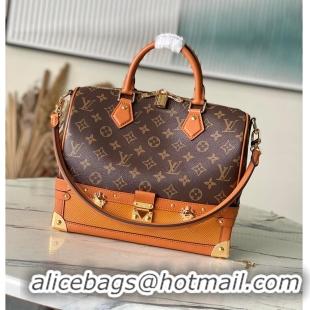 Promotional Louis Vuitton Monogram Canvas Speedy 30 Out Of The Trunk M24427 Brown 2026