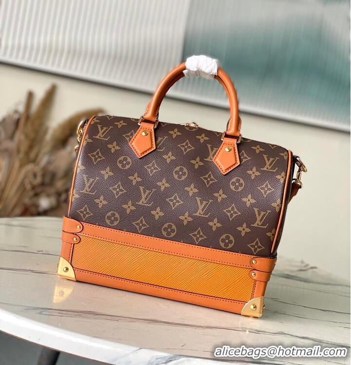 Promotional Louis Vuitton Monogram Canvas Speedy 30 Out Of The Trunk M24427 Brown 2026
