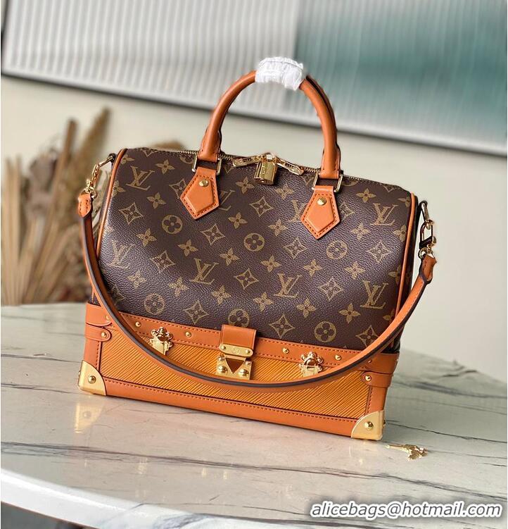 Promotional Louis Vuitton Monogram Canvas Speedy 30 Out Of The Trunk M24427 Brown 2026