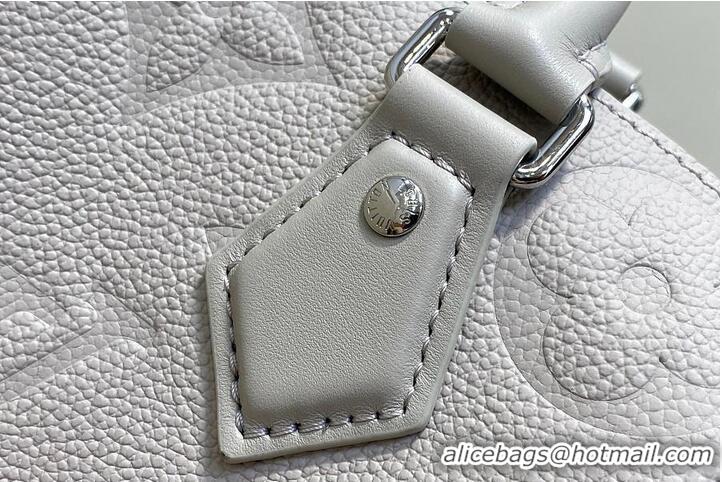 Top Grade Louis Vuitton Monogram Leather Speedy Bandouliere 20 M28343 Brume Gray