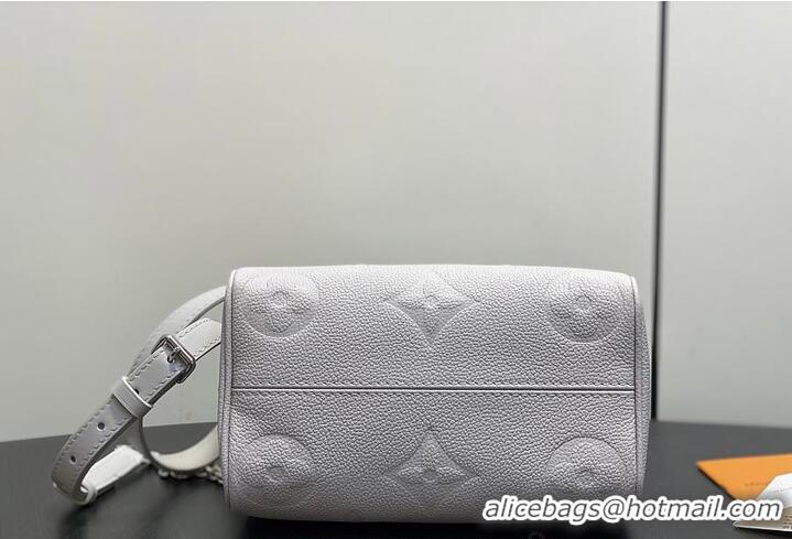 Top Grade Louis Vuitton Monogram Leather Speedy Bandouliere 20 M28343 Brume Gray