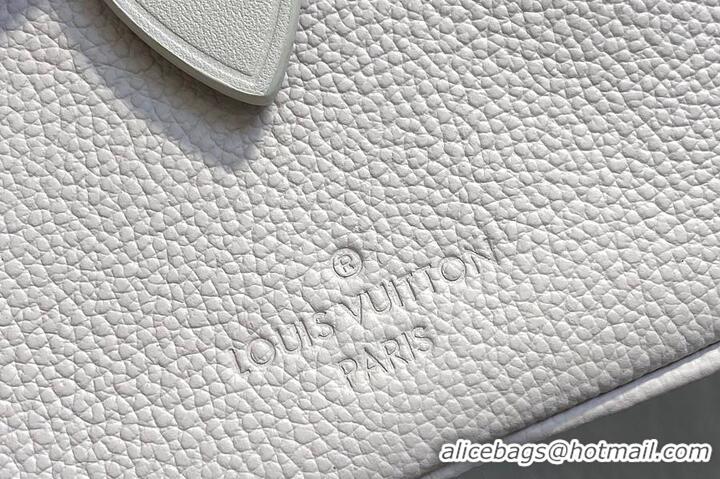 Top Grade Louis Vuitton Monogram Leather Speedy Bandouliere 20 M28343 Brume Gray