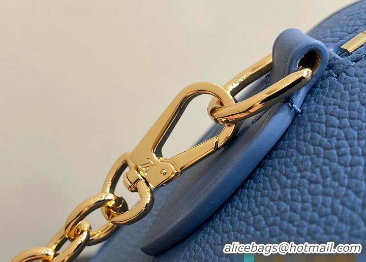 Best Product Louis Vuitton Monogram Leather Speedy Bandouliere 20 M28316 Blue Jean