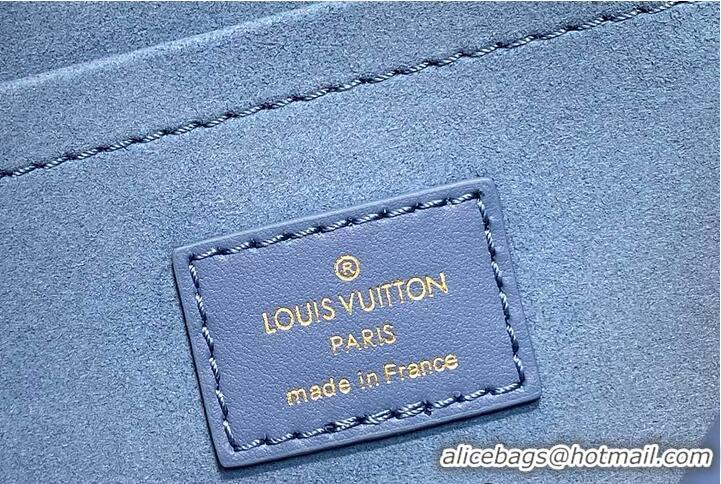 Best Product Louis Vuitton Monogram Leather Speedy Bandouliere 20 M28316 Blue Jean