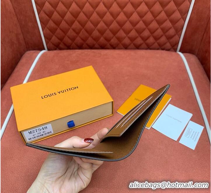 Well Crafted Louis Vuitton Monogram Flowers Passport Cover M27548 Brown
