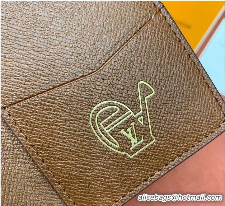 Luxury Cheap Louis Vuitton Monogram Flowers Pocket Organizer M28285 Brown