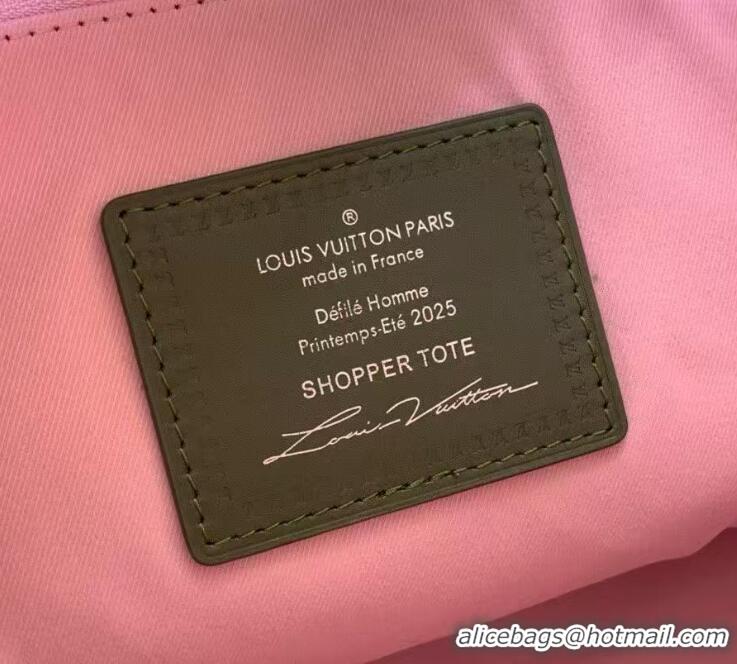 Top Grade Louis Vuitton Original Cowhide Leather Mini Shopper Tote Bag M15273 Pink 2026
