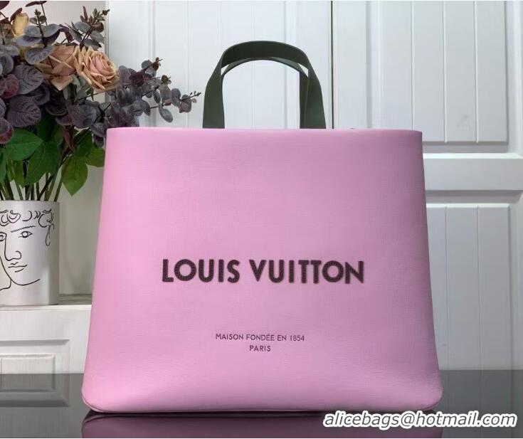 Top Grade Louis Vuitton Original Cowhide Leather Mini Shopper Tote Bag M15273 Pink 2026