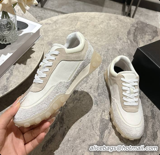 Best Price Chanel Sneakers Mixed Fibers, Suede Calfskin & Calfskin Ivory 60702706