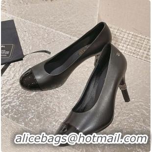 Luxury Chanel Pumps Slingbacks Shoes Black 60702718