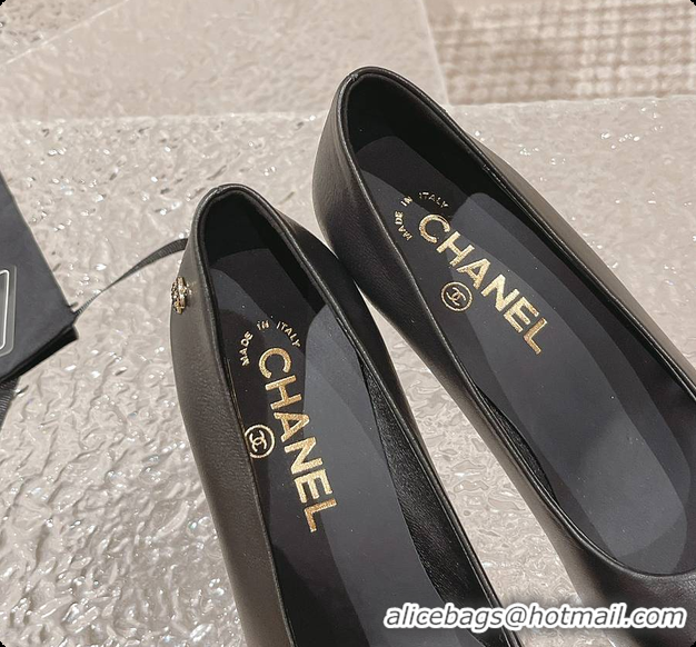 Luxury Chanel Pumps Slingbacks Shoes Black 60702718