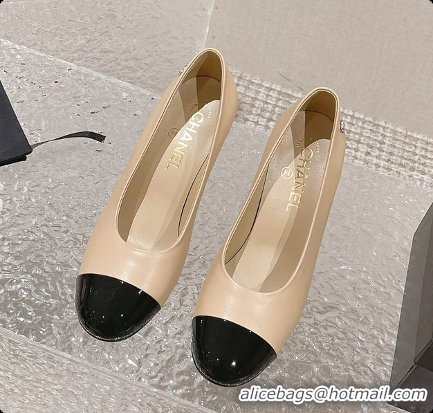 Good Looking Chanel Pumps Slingbacks Shoes Beige 60702718
