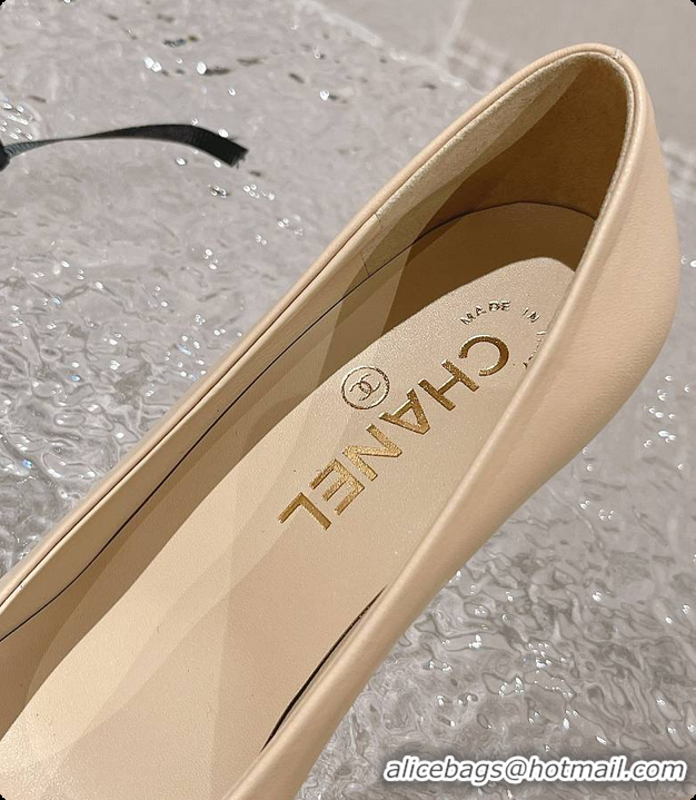 Good Looking Chanel Pumps Slingbacks Shoes Beige 60702718