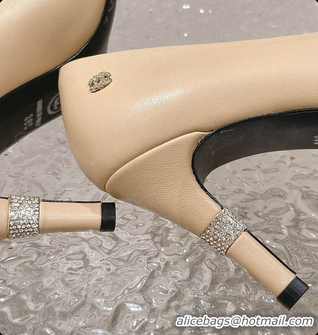Good Looking Chanel Pumps Slingbacks Shoes Beige 60702718