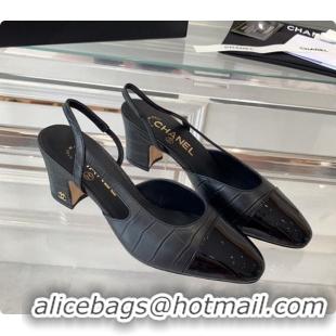 Top Design Chanel Slingblacks Black 60702720