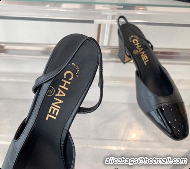 Top Design Chanel Slingblacks Black 60702720