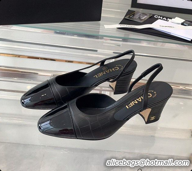 Top Design Chanel Slingblacks Black 60702720