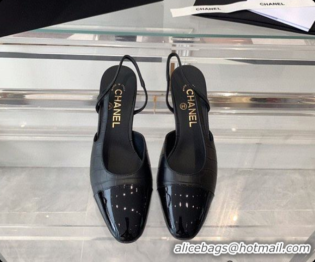 Top Design Chanel Slingblacks Black 60702720