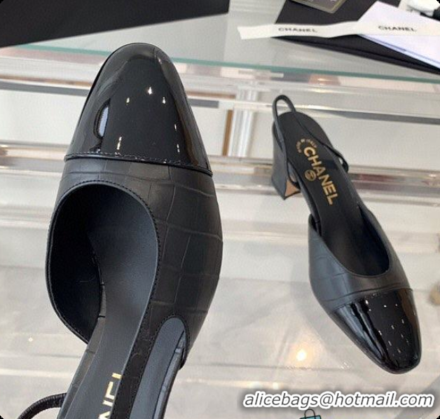 Top Design Chanel Slingblacks Black 60702720