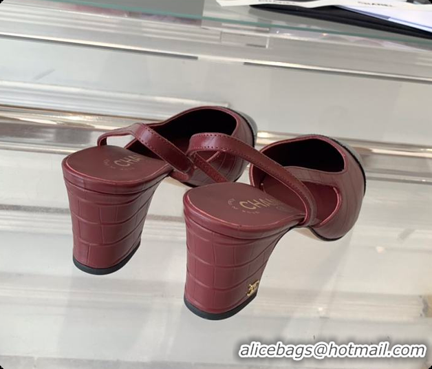 Duplicate Chanel Slingblacks Red 60702720