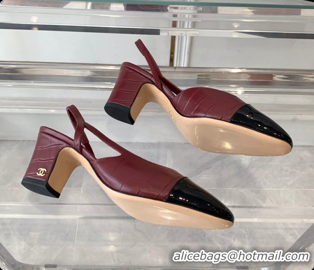 Duplicate Chanel Slingblacks Red 60702720
