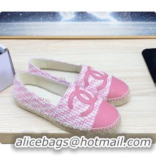 Best Grade Chanel Logo Fabric Pink 60702722