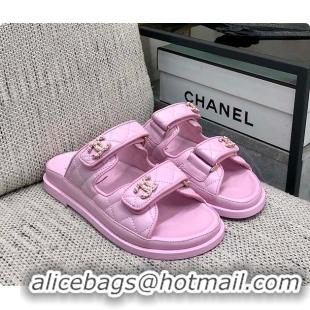 Most Popular Chanel Slipper Light Pink 60702723