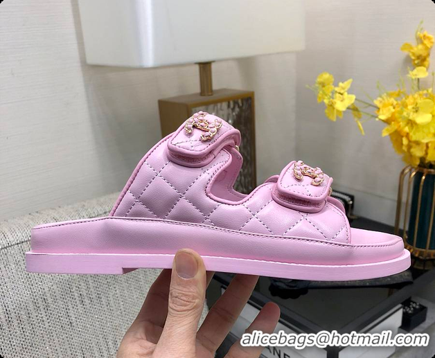 Most Popular Chanel Slipper Light Pink 60702723