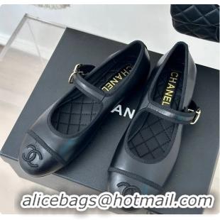 Low Price Chanel Flat Mule Black 60702725