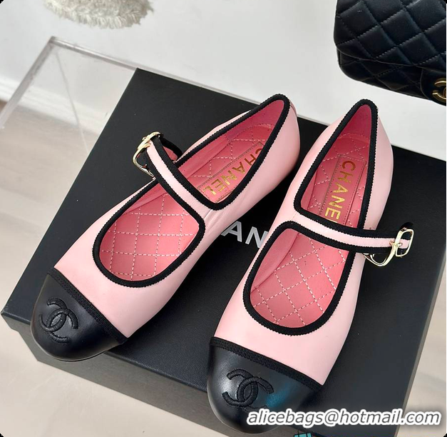 Shop Duplicate Chanel Flat Mule Pink 60702725