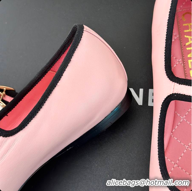 Shop Duplicate Chanel Flat Mule Pink 60702725