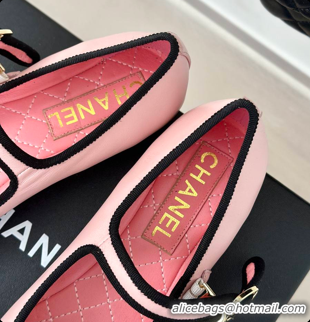 Shop Duplicate Chanel Flat Mule Pink 60702725