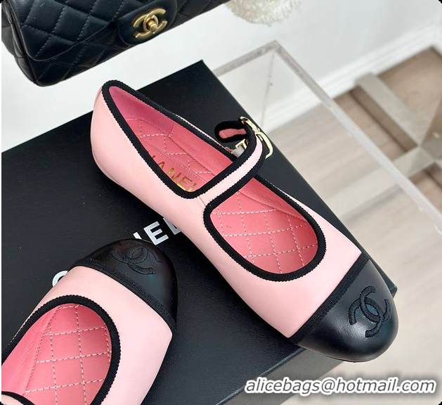Shop Duplicate Chanel Flat Mule Pink 60702725