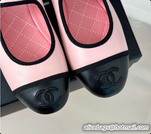 Shop Duplicate Chanel Flat Mule Pink 60702725