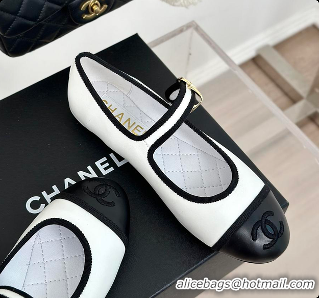 Shop Cheap Chanel Flat Mule White 60702725