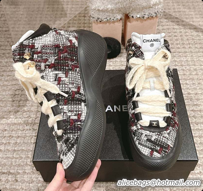Top Design Chanel Mittens Lambskin Mixed Fibers 60702804