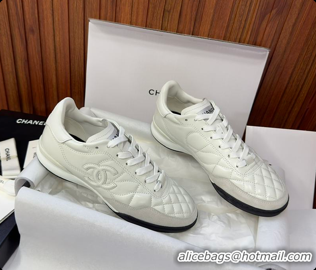 Stylish Chanel Caft Da Trainer White 60702805
