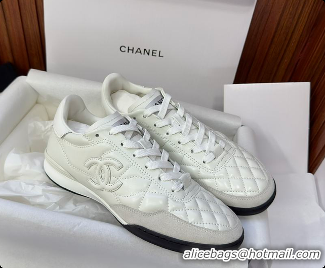 Stylish Chanel Caft Da Trainer White 60702805