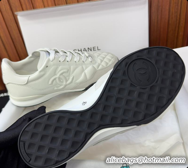Stylish Chanel Caft Da Trainer White 60702805