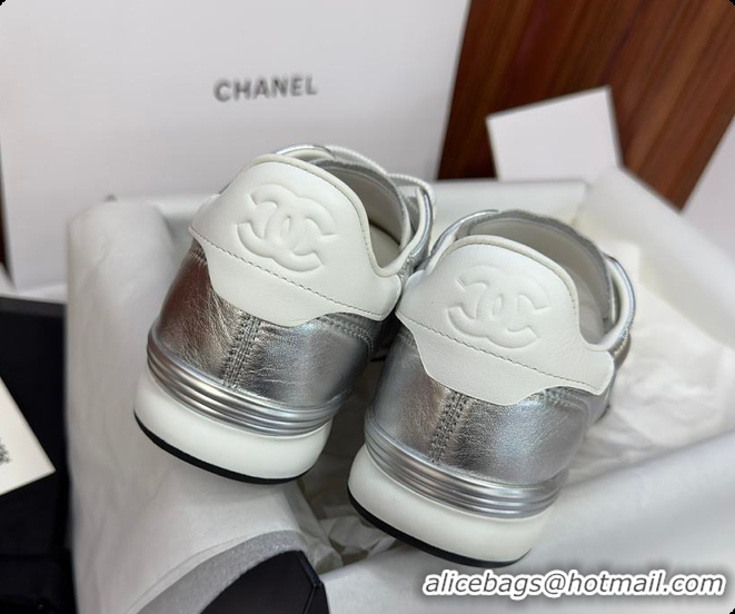 Good Quality Chanel Caft Da Trainer Silver 60702805