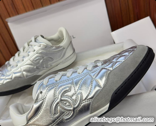 Good Quality Chanel Caft Da Trainer Silver 60702805