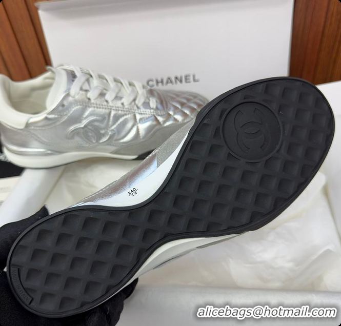 Good Quality Chanel Caft Da Trainer Silver 60702805