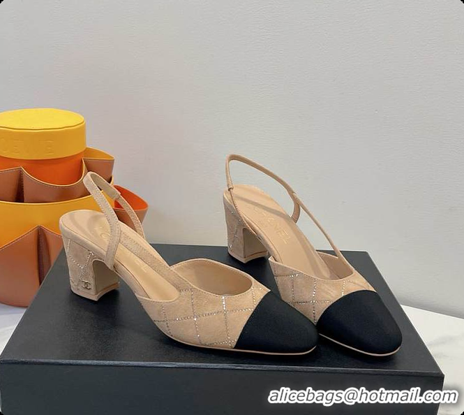 Most Popular Chanel Slingbacks High Pump Beige 60702901