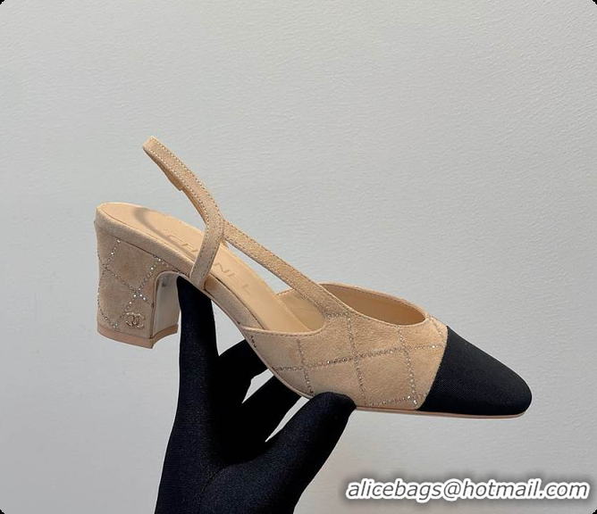 Most Popular Chanel Slingbacks High Pump Beige 60702901