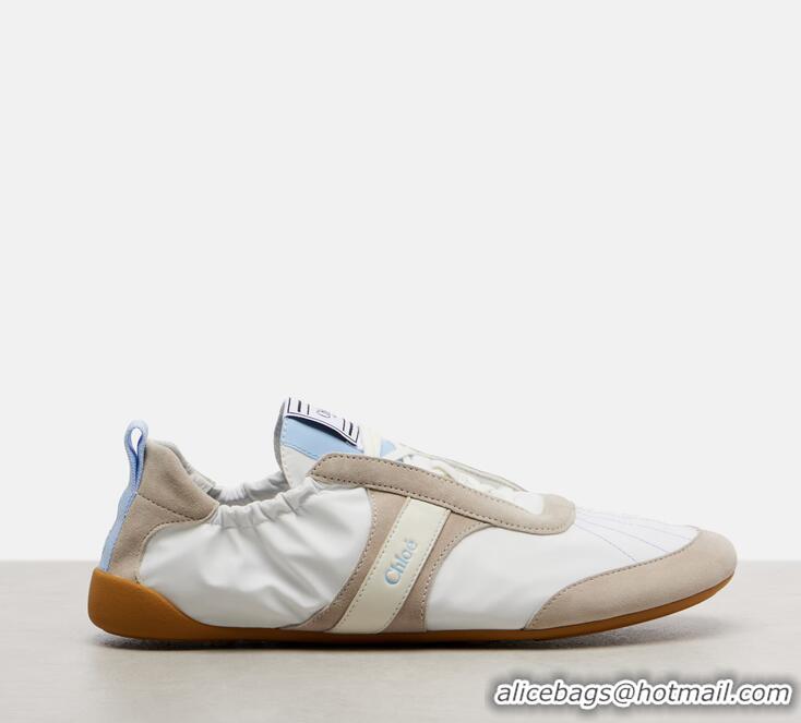 Top Grade Discount Chloe Kick Suede-trimmed Sneakers C3658